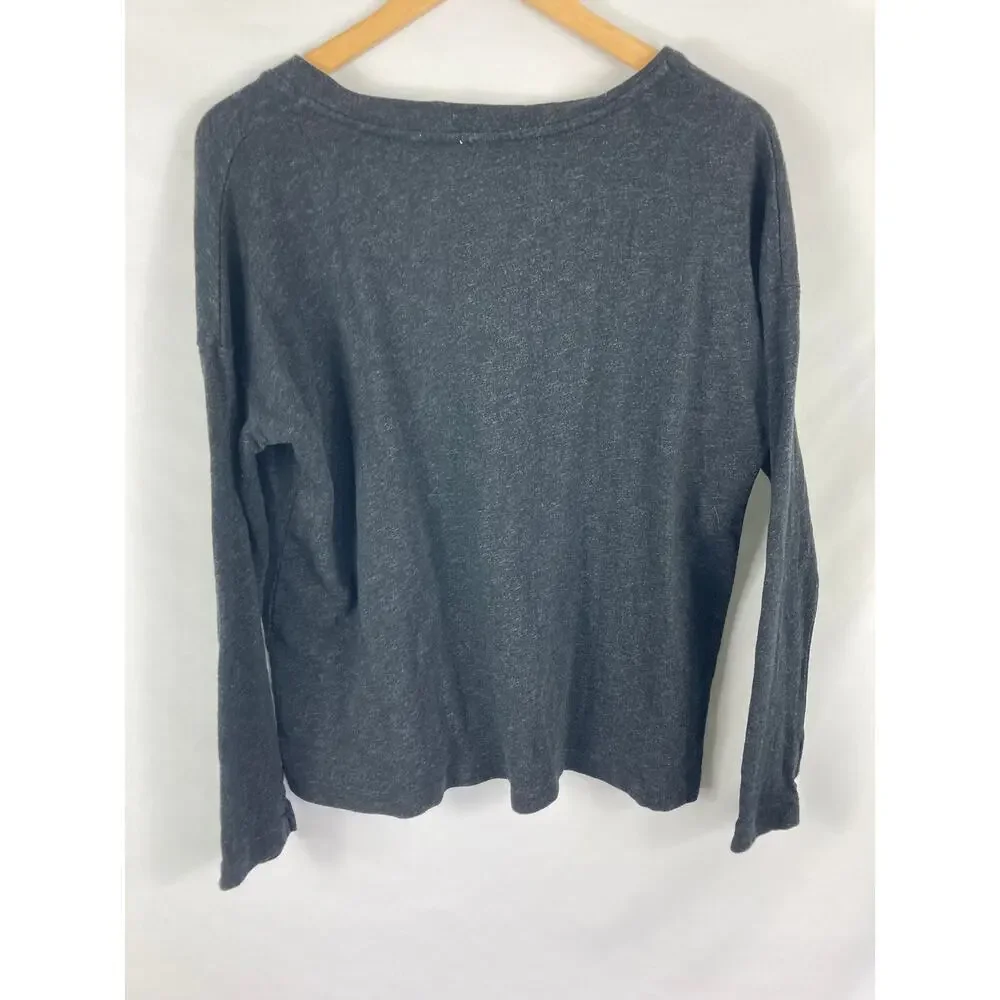 Standard James Perse V Neck Dark Grey Sweater Size 4 / XL